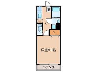 志賀コーポの物件間取画像